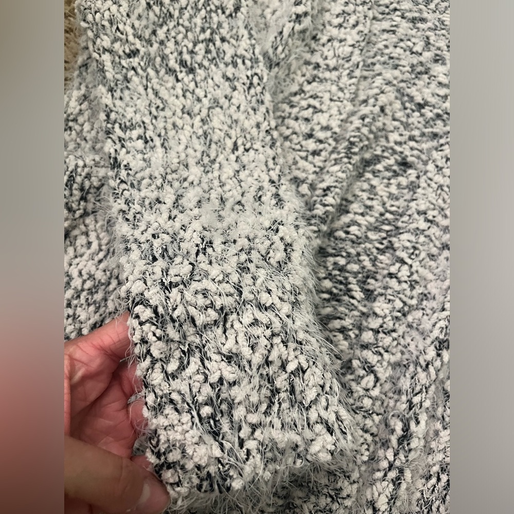 Nordstrom black and white cardigan - Picture 2 of 4